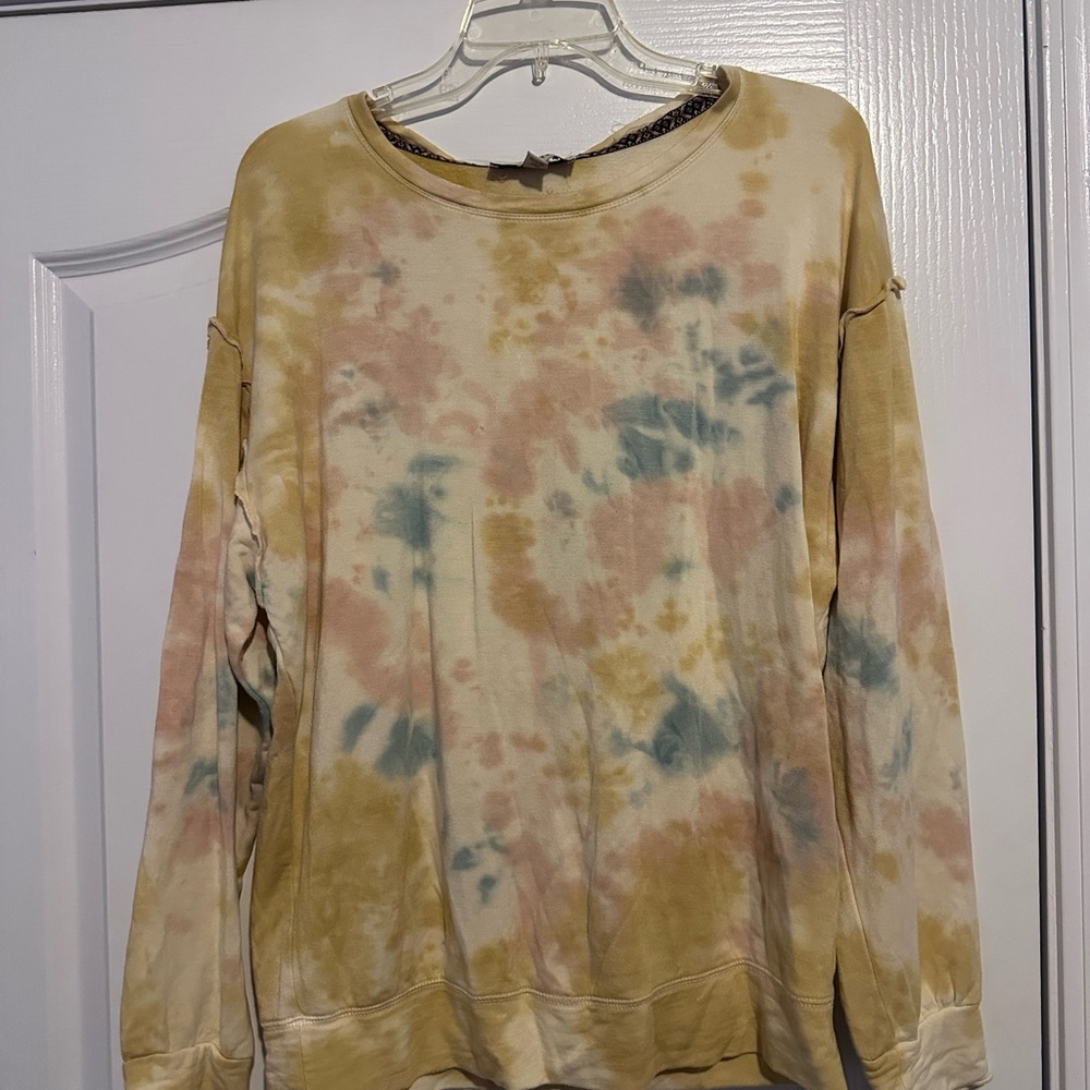 Knox Rose Multicolor Tie-Dye Sweatshirt